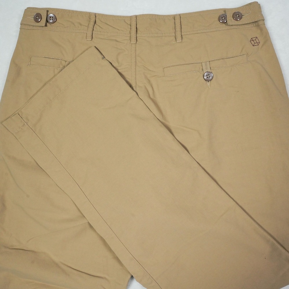 Clothing Arts P-Cubed Pick-Pocket Proof Travel Pants Mens 34x31 Tan Nylon Chino